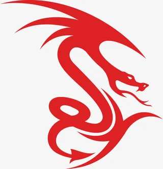 创意龙印章龙笔刷免抠