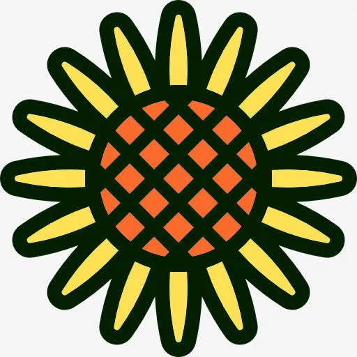 向日葵图标免抠