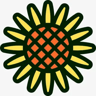 向日葵图标免抠