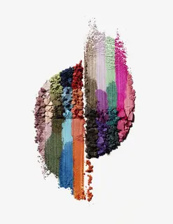 彩色眼影痕迹免抠