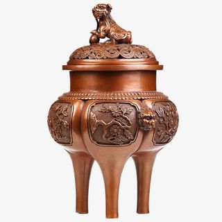 狮头香炉小鼎免抠