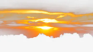 美丽的夕阳高清壁纸免抠