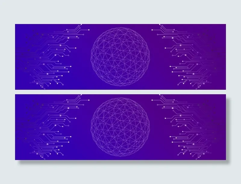 数据科技电商淘宝banner背景高清