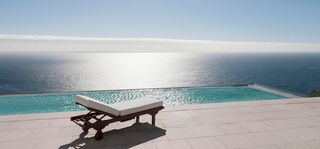 度假酒店泳池背景高清