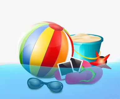 海边游乐道具免抠