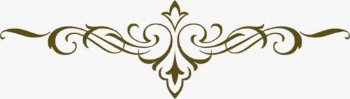 欧式花纹地产海报装饰免抠