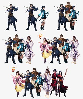 漫画装饰图案免抠