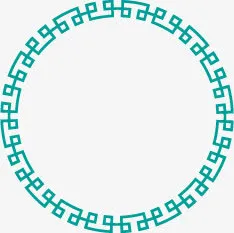 中国风回形边框免抠