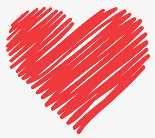 简约线条红心免抠