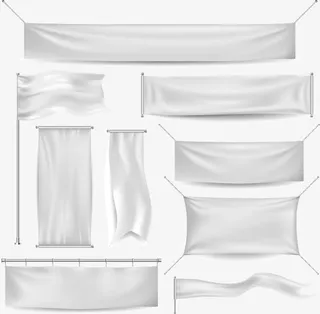 背景条幅矢量图