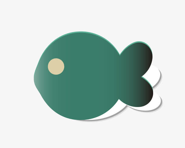 夏日元素卡通鱼免抠