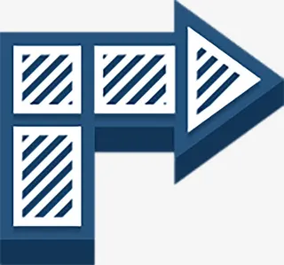 立体精美彩色箭头免抠