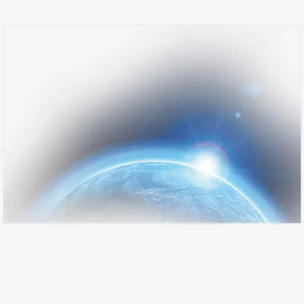 发光的地球免抠