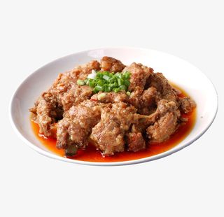 产品实物粉蒸排骨一盘免抠