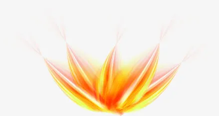 黄色高清光效合成效果免抠