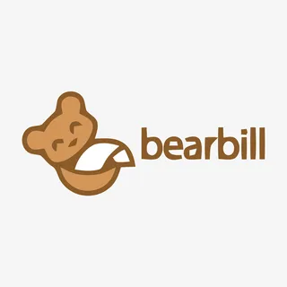 扁平可爱泰迪熊公仔图标设计免抠