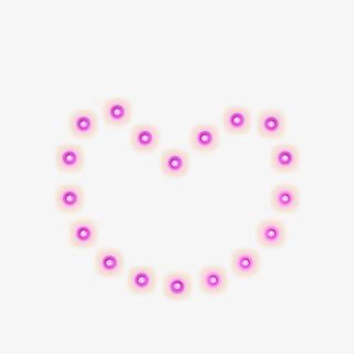 粉色心形光效免抠