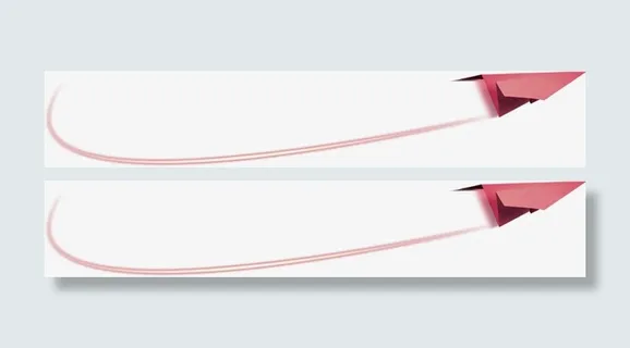 纸飞机流线 素材免抠