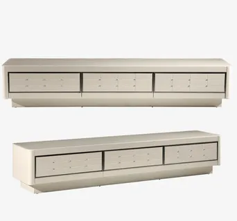 白色电视柜免抠