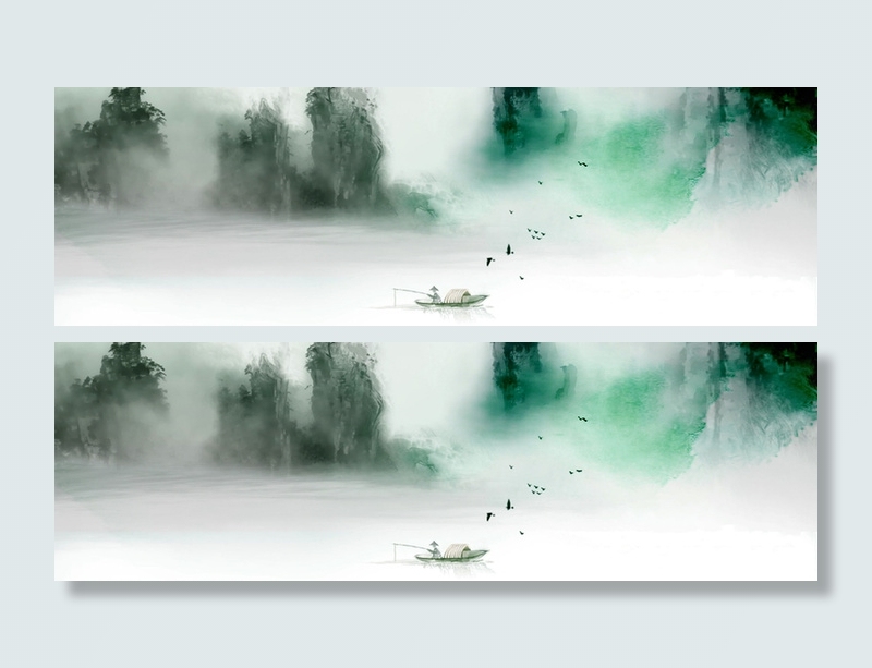 简约水墨古典中国风海报背景高清