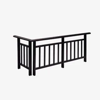 中式铁护栏免抠