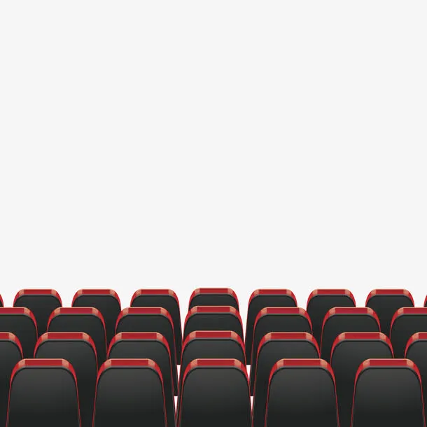矢量红座椅免抠