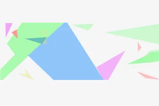 彩色不规则几何底纹免抠