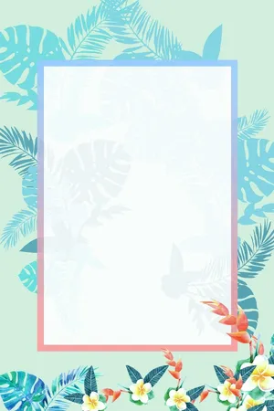 简约小清新春天海报高清
