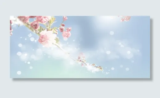 春暖花开banner背景高清 春暖花开banner背景高清
