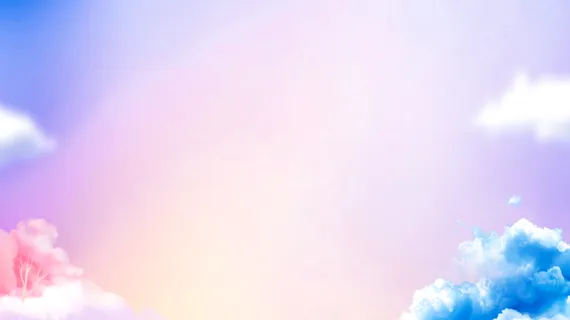 大气云朵紫色渐变ppt背景高清