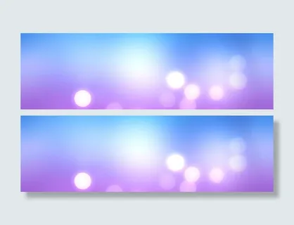 蓝紫色光效渐变海报免抠