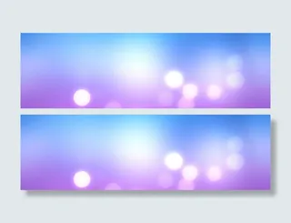 蓝紫色光效渐变海报免抠