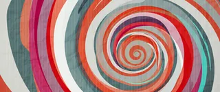 螺旋纹理手绘五彩背景图高清