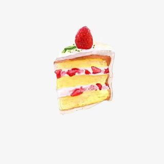 蛋糕手绘素材图片免抠