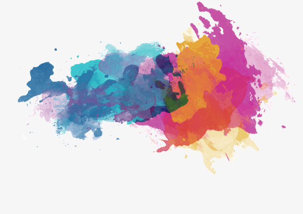 彩色，泼墨，高清，班服免抠