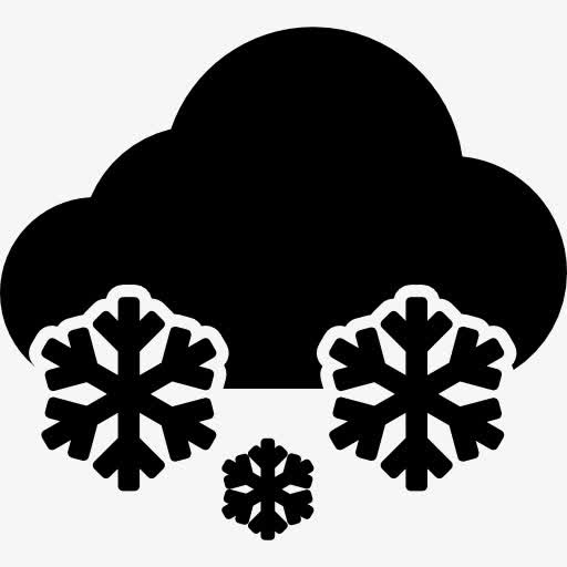 雪天气图标免抠