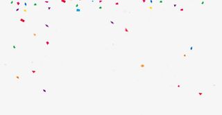 飞舞彩色三角形长方形免抠