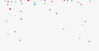 飞舞彩色三角形长方形免抠