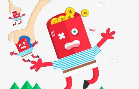 红菜鸟图库案免抠