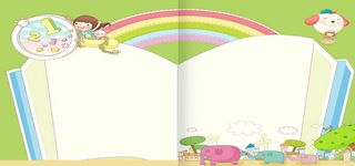 卡通可爱小清新背景高清