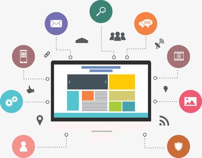 电脑商务元素免抠