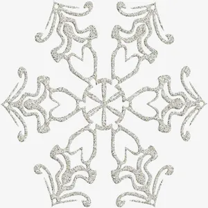爱心雪花免抠