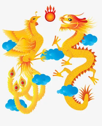龙凤戏珠免抠