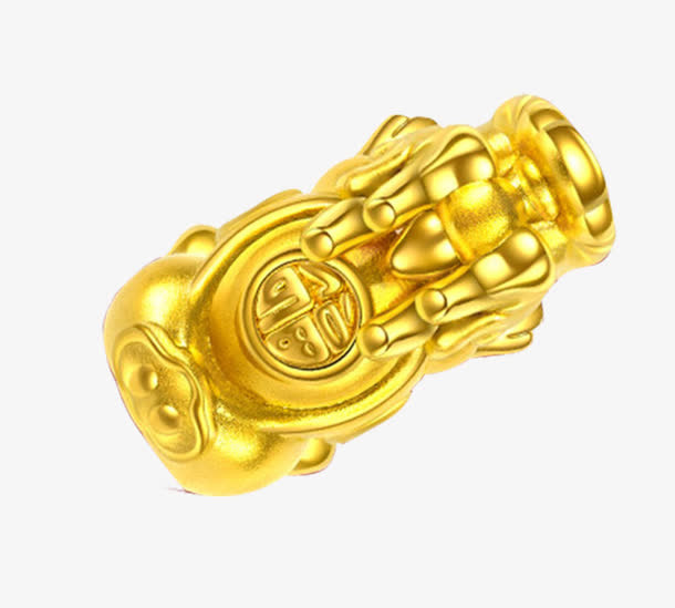 实物首饰黄金貔貅免抠