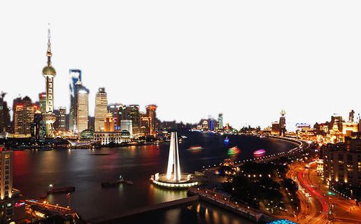 上海黄浦江夜景免抠 上海黄浦江夜景免抠
