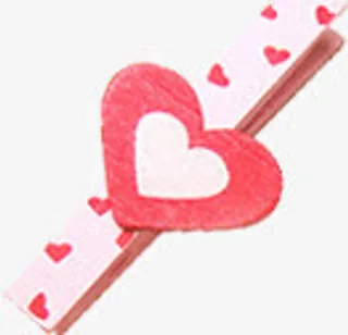 粉色创意手绘爱心装饰免抠