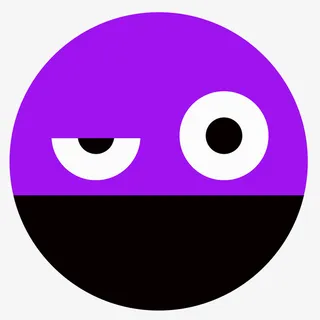 戴面罩中毒的紫头小人免抠漂浮其他元素