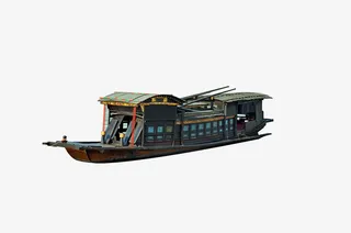 南湖红船PNG文件免抠