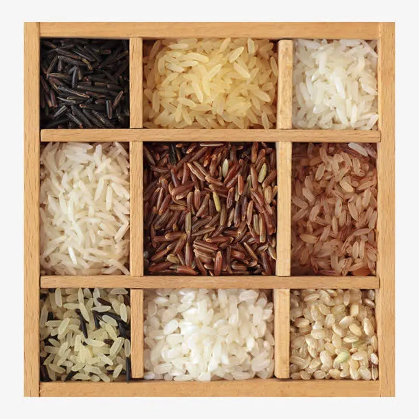 方盒分盘五谷杂粮免抠