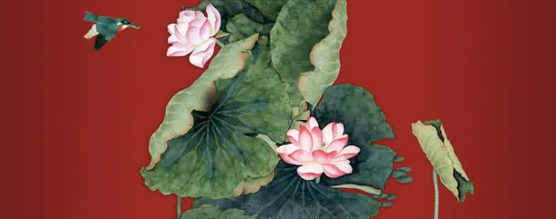 电商节日护肤品促销中国风背景banner